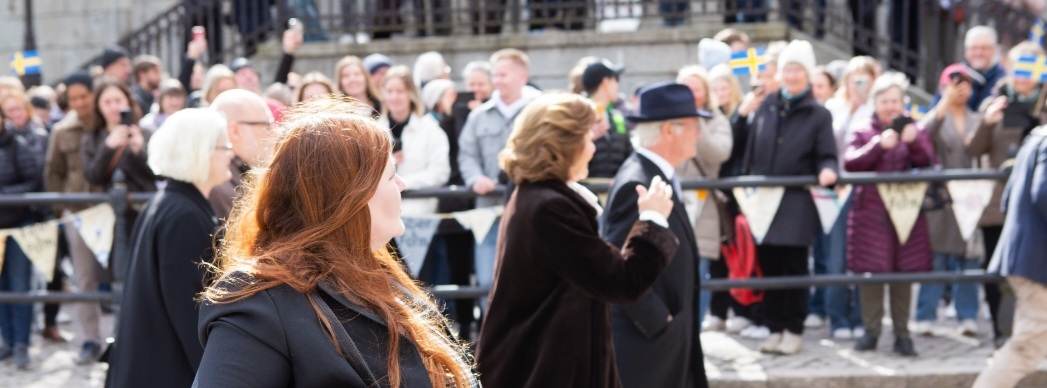 Promenaden med kungaparet på besök i Uppsala län och residensstaden Uppsala