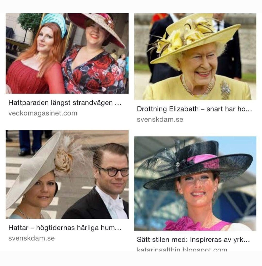 Här ser ni mig i en hattparad.