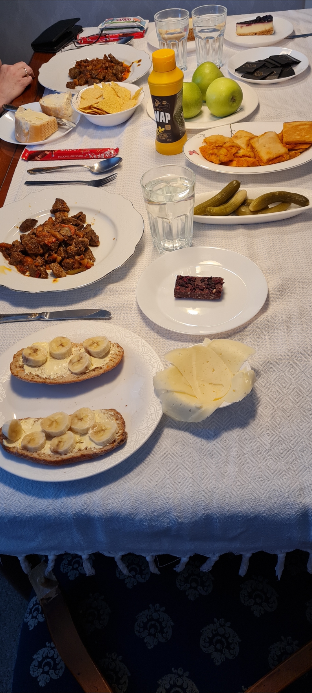 Så här fint kan det bli när jag är framme och bjudet in folk på middag.