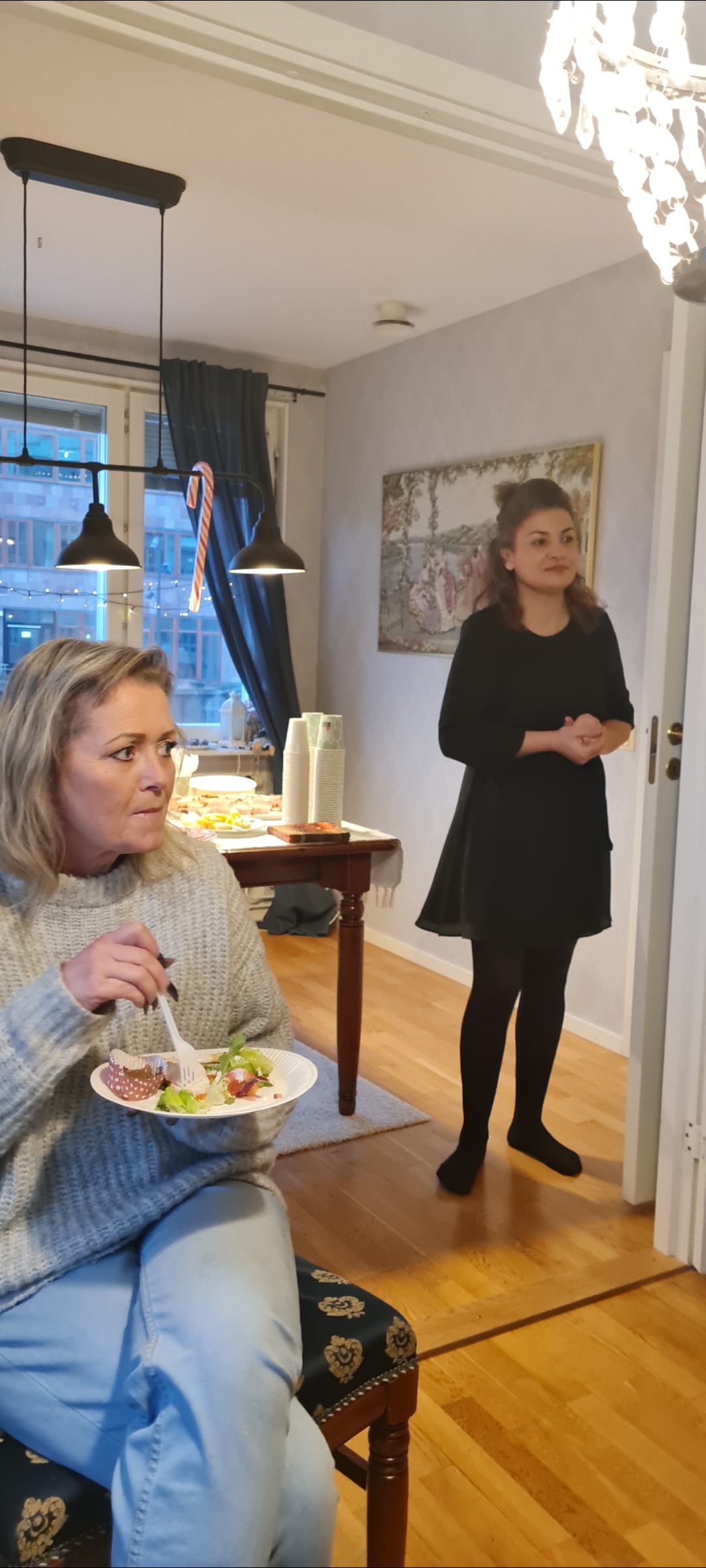Här ser ni me Nettan Bergh och bakom mig står Sibylla.